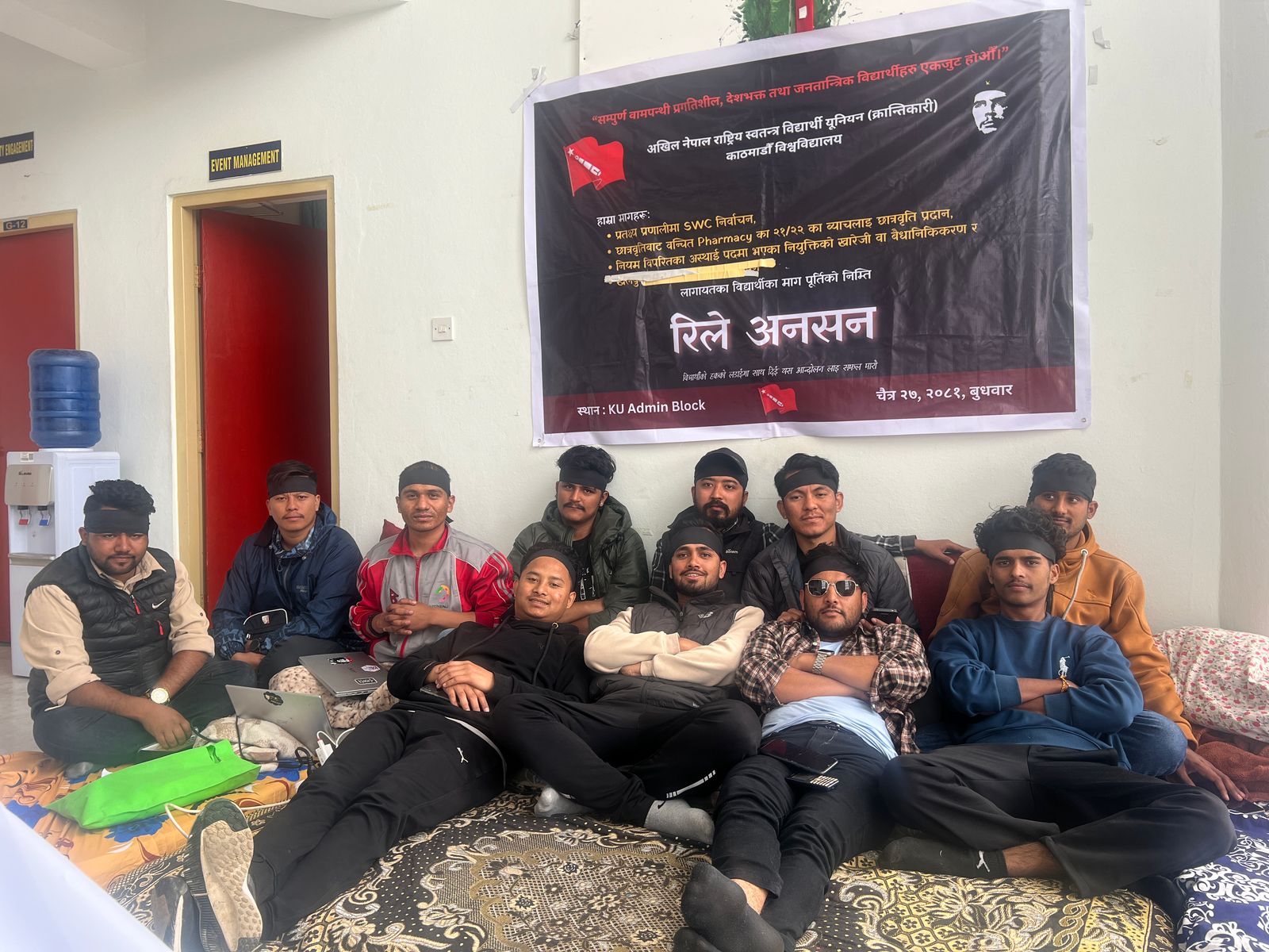 अनशनरत विद्यार्थीका माग यथाशीघ्र पुरा नभए, आन्दोलन चर्काउने चेतावनी