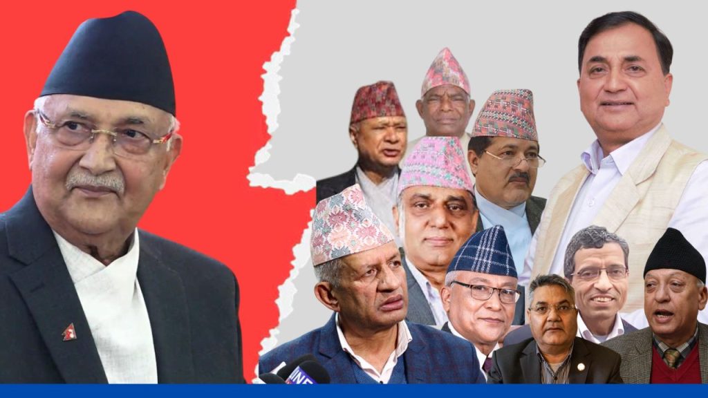 ओलीको तेस्रो अध्यक्षीय दौड : आफ्नै सारथि बिद्रोहमा, शक्ति सन्तुलनको निर्णायक लडाइँ