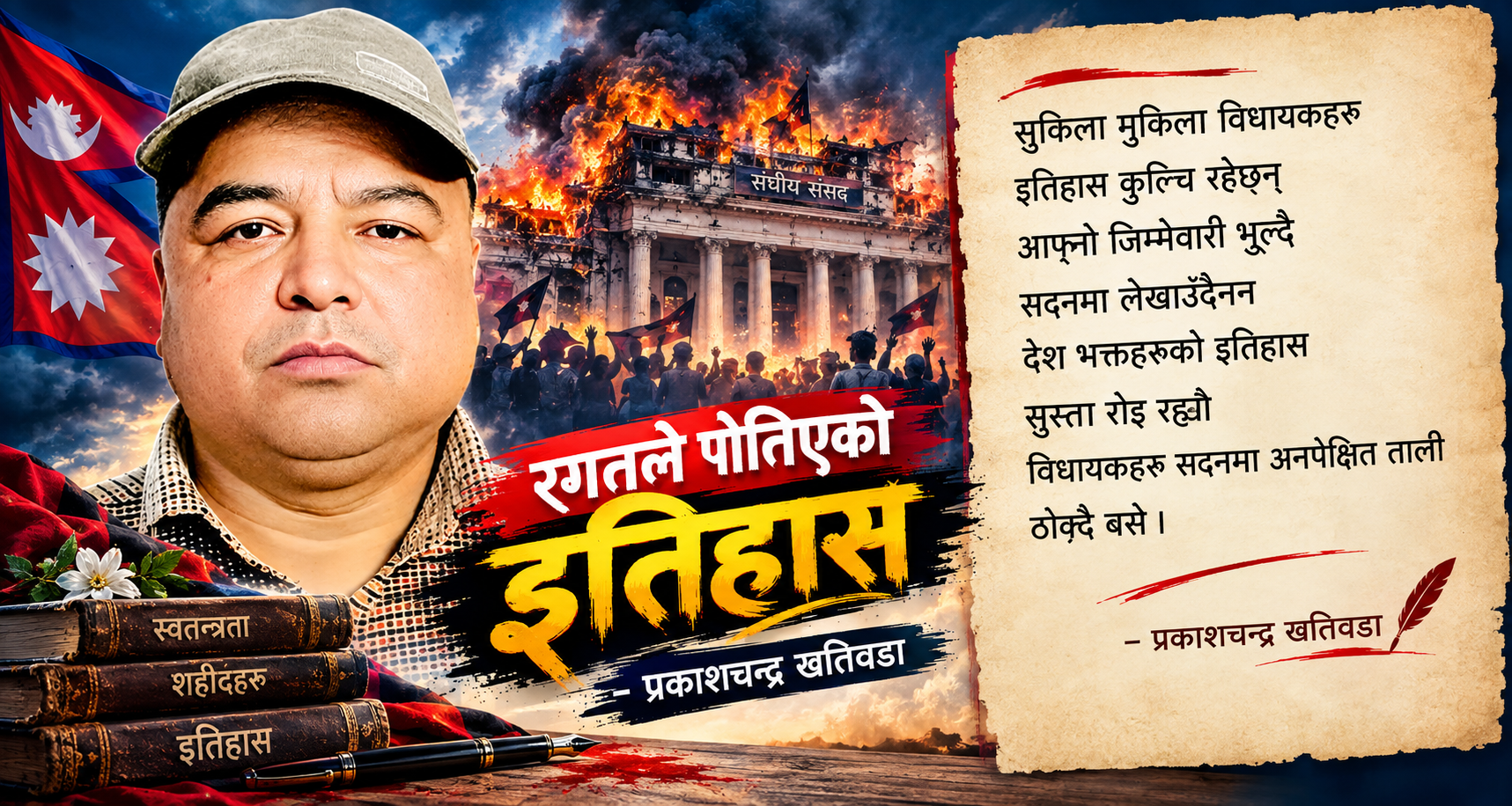 ​​​रगतले पोतिएको इतिहास